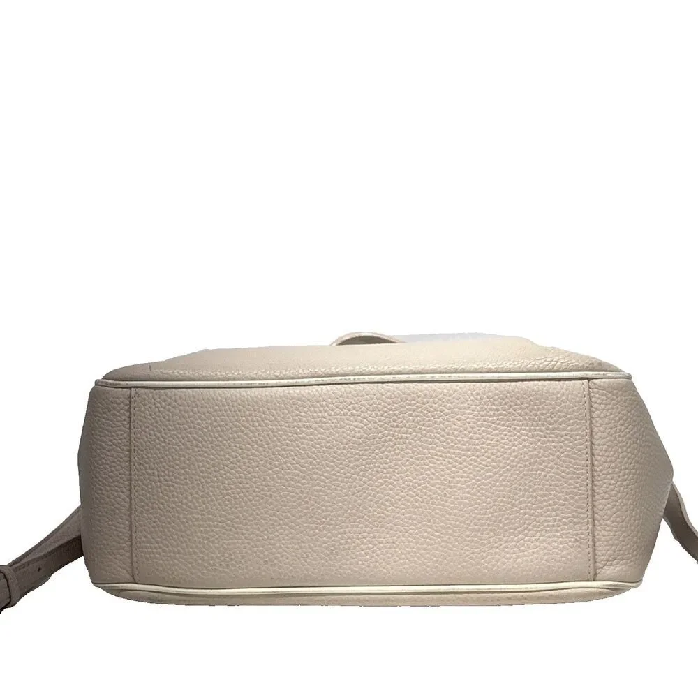 Kate Spade Michaela Crossbody Blush Pink Gray Trim Pebble Leather Cross  Strap